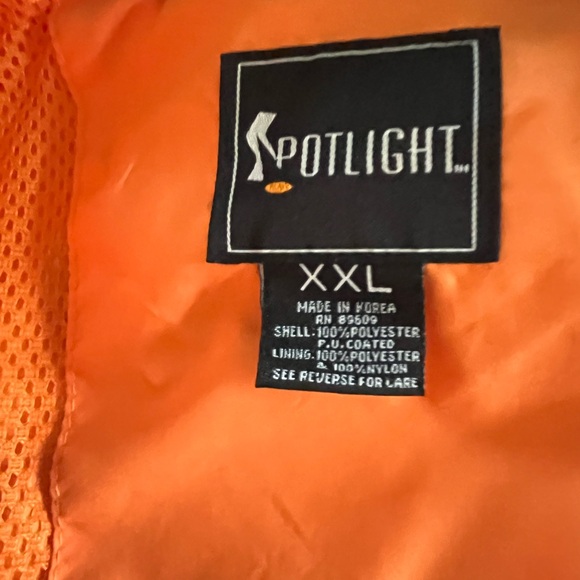 Vintage Spotlight University of Tennessee Vols orange Jacket Coat Size XXL - Picture 5 of 16